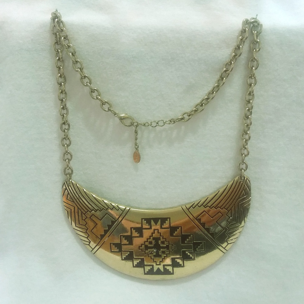 Aldo Necklace Gold Tone